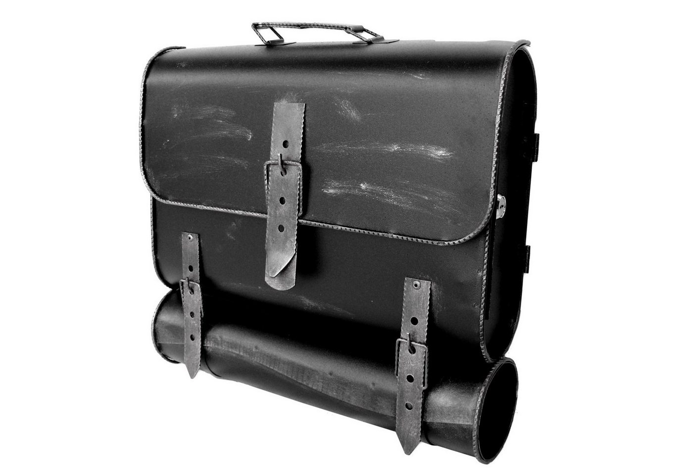 Briefkasten-Versandshop Wandbriefkasten Briefkasten Unikat Antik-Look Schulranzen - Design Schultasche mit Zei von Briefkasten-Versandshop