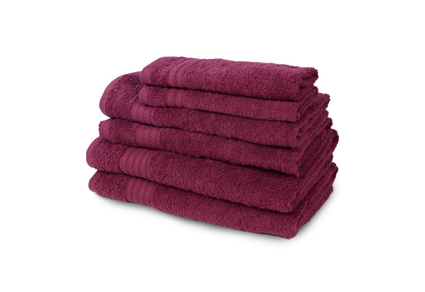 Brielle Handtuch Set Brielle 6-teiliges Handtuch - Set aus 100% Baumwolle, Baumwolle (Packung, 6-St), Handtuch-Set, 100% Baumwolle von Brielle