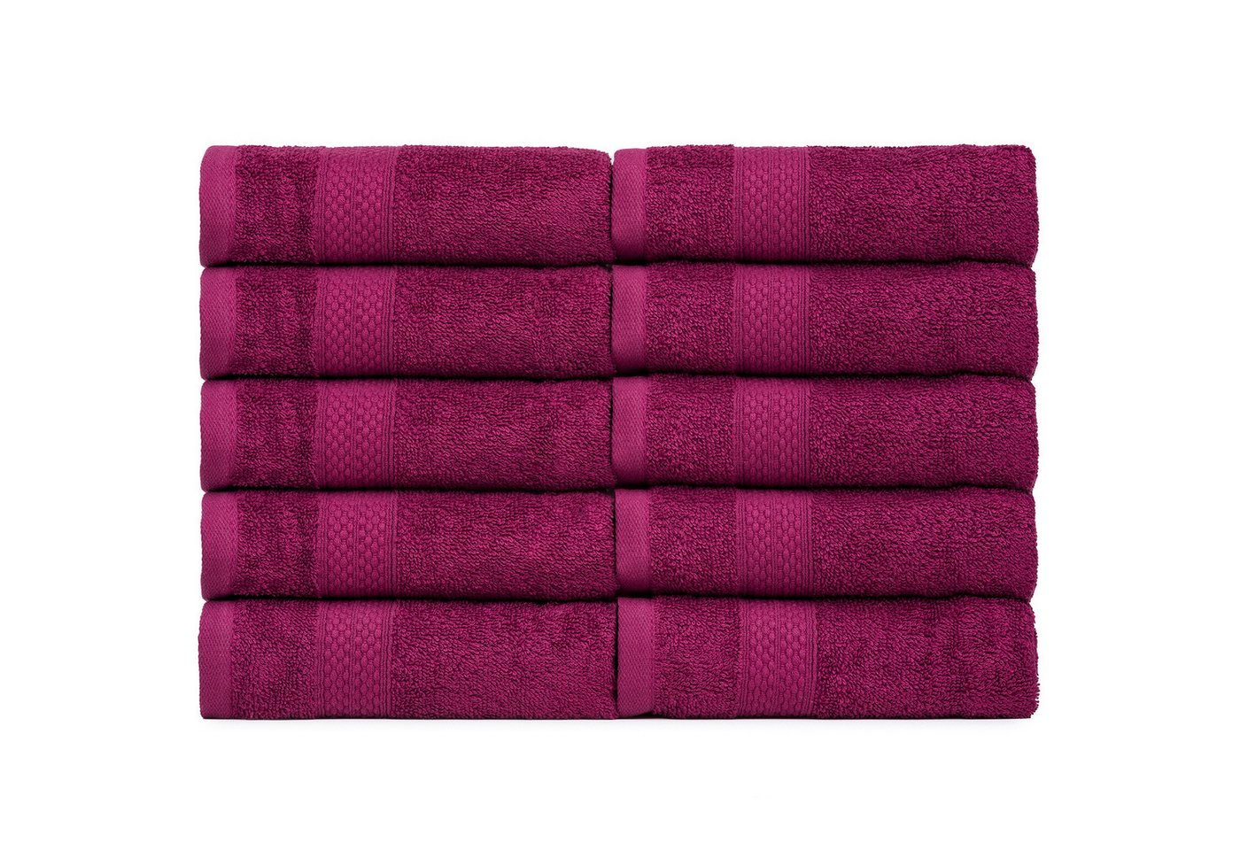 Brielle Handtuch Set Brielle towel set made of 100% cotton, guest towels, 30x50 cm, (Gästehandtuch-Set, 10-St), Doppelt genäht, gesäumt, ausbleichsicher. von Brielle