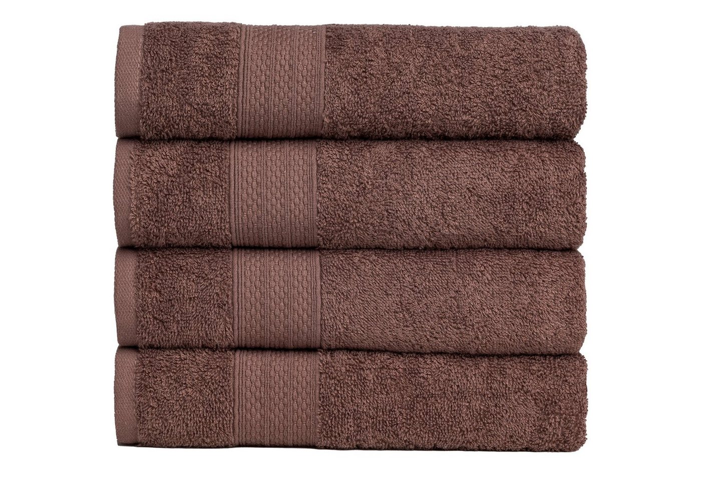 Brielle Handtücher Handtuch-Set aus 100% Baumwolle - 4 Handtücher 50x100 cm, (4-St), 100% Baumwolle von Brielle