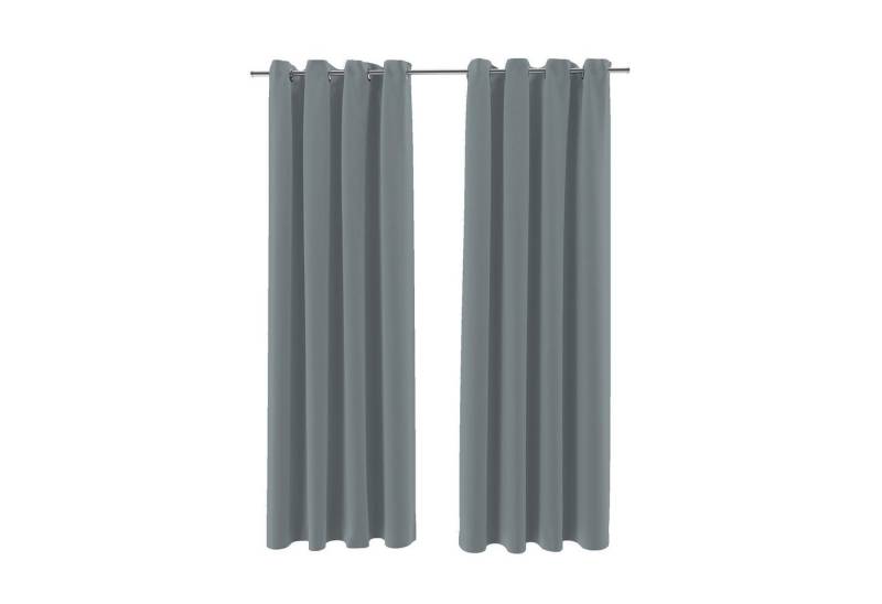 Brielle Verdunkelungsvorhang Brielle Blackout Curtain - 2 pcs Gray 140x175 cm von Brielle