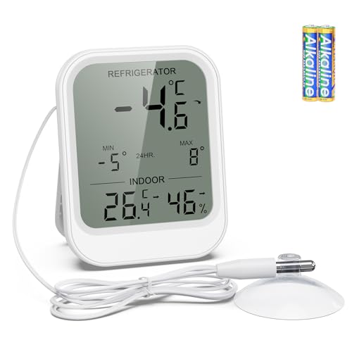 Brifit Kühlschrank Thermometer, Digital Gefrierschrank Thermometer Brifit Kühlschrank Thermometer, Digital Gefrierschrank Thermometer von Brifit