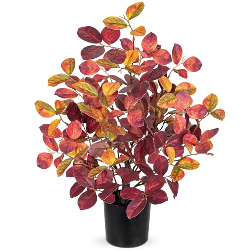 Künstliche Pflanzen Herbstdeko im Topf – 47 cm Hoch, Herbstliche Dekopflanze Kunstpflanze mit Buntem Laub Deko Herbst für Wohnzimmer, Fensterbank & Büro Künstliche Pflanzen Herbstdeko im Topf – 47 cm Hoch, Herbstliche Dekopflanze Kunstpflanze mit Buntem Laub Deko Herbst für Wohnzimmer, Fensterbank & Büro von Briful