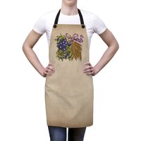 Küchen Hexenschürze - Lammas Lughnasadh Sabbat Beige von BrightArrow