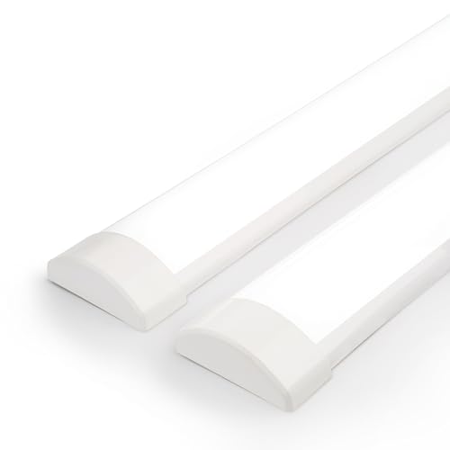 BrightFly 2er Pack LED Feuchtraumleuchte 120CM, LED Röhre 32W 3550LM Tageslichtweiß 6500K, IP40 LED Leuchtstoffröhre 120cm Für Keller Werkstatt Garage Küche Bad Büro BrightFly 2er Pack LED Feuchtraumleuchte 120CM, LED Röhre 32W 3550LM Tageslichtweiß 6500K, IP40 LED Leuchtstoffröhre 120cm Für Keller Werkstatt Garage Küche Bad Büro von BrightFly