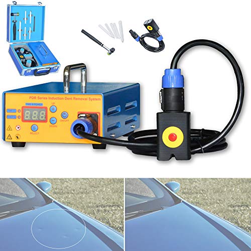 BrightFootBook Dent Puller 1380W Heizung Auto Dellenentferner,Auto Lacklose Dellen Reparatur Handgerät,Metallblech Reparieren Dellen Entferner von BrightFootBook