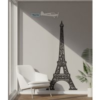 Eiffelturm Holz Wachstumskarte, Kinder Höhenkarte, Paris Wandkunst, Reise Baby Shower Geschenke Für von BrightGiftUS