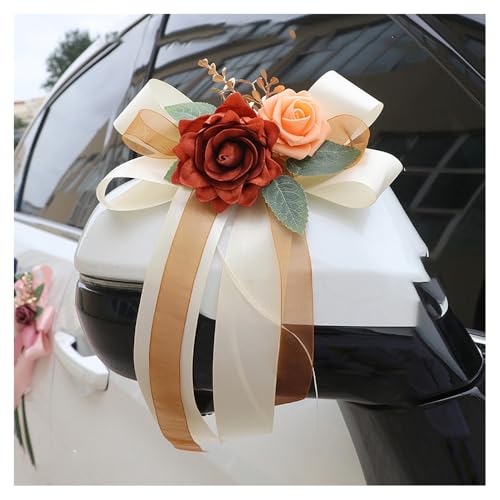 BrightGlow Autoschleifen Hochzeit Rückspiegel Antennenschleifen Simulation Blume Hochzeitsauto Deko Handgemacht Schleifen Stuhlschleifen Hochzeitsschleifen für Hochzeit Deko #Orange 2 Stück BrightGlow Autoschleifen Hochzeit Rückspiegel Antennenschleifen Simulation Blume Hochzeitsauto Deko Handgemacht Schleifen Stuhlschleifen Hochzeitsschleifen für Hochzeit Deko #Orange 2 Stück von BrightGlow
