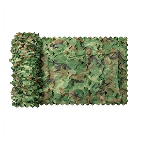 BrightGlow Tarnnetz Camouflage Netz Sonnenschutznetze Jagd Camouflage Netz Woodland Tarnung Net Camouflage-Mesh-Netze Camo Netz für Jagd Sonnenschutz Geburtstagsfeier Autodeckung Grün 400x150cm von BrightGlow