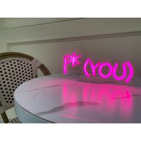 I Love You Neon Led Schild With Light Led Dekor I Miss Lights For Party Night Light Einzigartiges Kreatives Up von BrightNeonLightsbyLV