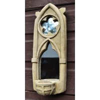 Gothic Arch Mirror Einzelkerzenleuchter | Sml 31cmh von BrighthelmStone
