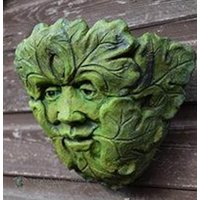 "Green Man Pflanzgefäß "May King" 25 cm Dekostein Für Den Garten + Gratis Geschenk" von BrighthelmStone