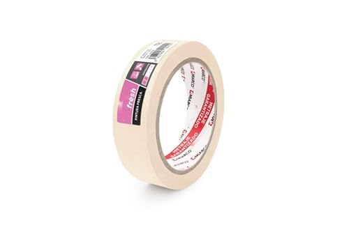 24 mm x 45 m, leicht klebendes Klebeband, ideal für Maler- und Schutzarbeiten, einfach anzubringen und rückstandslos zu entfernen. von Brightium