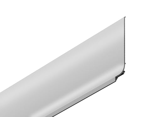 Abschlussprofil - 1000 mm eloxiertes Aluminiumprofil, ideal für Oberflächenbearbeitungen, robust und langlebig. von Brightium