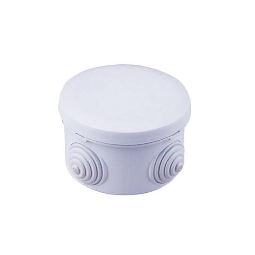 Abzweigdose, IP44, wasserdicht, Größe 65 x 30 mm, schützt und verbindet Kabel, grau von Brightium