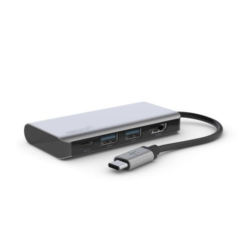 Adapter - USB 3.2 Gen 1 Type-C-Adapter, silberfarben, mit Mehreren Anschlüssen für schnelle Verbindung und effiziente Datenübertragung. Adapter - USB 3.2 Gen 1 Type-C-Adapter, silberfarben, mit Mehreren Anschlüssen für schnelle Verbindung und effiziente Datenübertragung. von Brightium