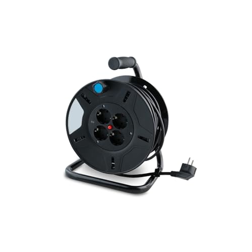 Aufrollbare Schnur 50 m, 3 x 1,5 mm, perfekt für Heimwerker- und Bastelprojekte. Langlebig und robust, ideal für präzise und einfache Messung bei jeder Aufgabe. von Brightium