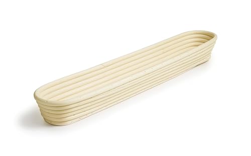 Backform - Baguette-Backform 44 x 10 cm, hergestellt aus strapazierfähigem Material, ideal zum Formen und Strukturieren Ihrer handgefertigten Brote. von Brightium