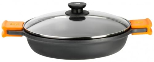 Brightium Niedriger Kochtopf mit 24 cm, effizientes Material, geeignet für alle Herdarten, ideal zum Anbraten und Eintopfen. von Brightium