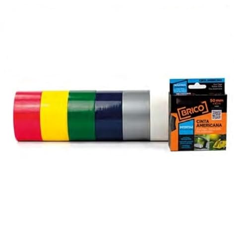 Brightium Schwarzes Klebeband, 50 mm x 5 m, robust und vielseitig, ideal für Reparaturen und Bastelarbeiten zu Hause. von Brightium