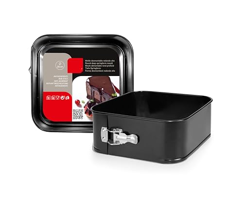 Brightium Springform – Form 24 x 24 cm, aus Kohlenstoffstahl, ideal zum Backen, einfaches Herausnehmen und Reinigen, hitzebeständig. von Brightium