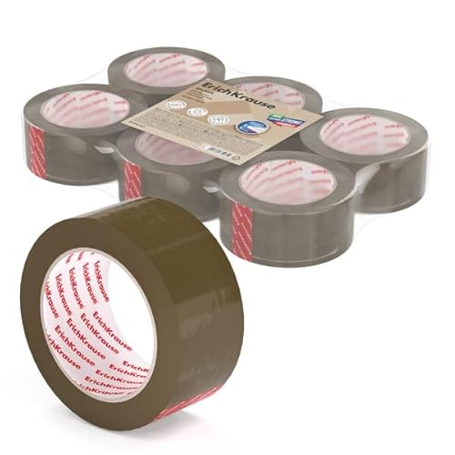 Brightium Verpackungsfolie – Maße 48 mm x 50 m, stark haftender Kleber, leicht zu schneiden, braun. Ideal zum Versiegeln von Paketen. Brightium Verpackungsfolie – Maße 48 mm x 50 m, stark haftender Kleber, leicht zu schneiden, braun. Ideal zum Versiegeln von Paketen. von Brightium