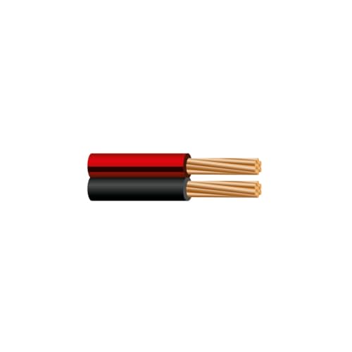 Brightium Zweifarbiges Parallelkabel 2x1 Audio ideal für Audio-Verbindungen, Verstärker und Soundsysteme. von Brightium