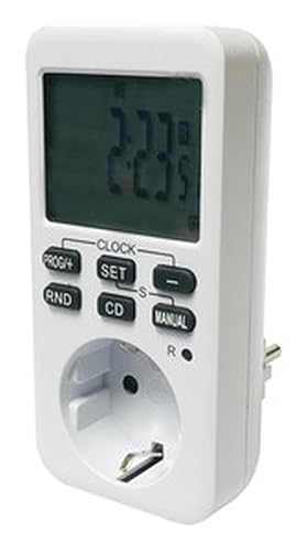 Digitaler Programmierer - Wochentimer mit großem Display, einfache Programmierung, LCD-Display, Unterstützung für mehrere Geräte Digitaler Programmierer - Wochentimer mit großem Display, einfache Programmierung, LCD-Display, Unterstützung für mehrere Geräte von Brightium