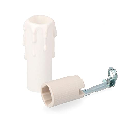 E14-Lampenfassung mit mittelgroßer Porzellan-Kerze – ideal, um jedem Raum einen eleganten Touch zu verleihen. Wird verpackt geliefert, um Schutz und Qualität zu gewährleisten. Perfekt für Ihr Zuhause. E14-Lampenfassung mit mittelgroßer Porzellan-Kerze – ideal, um jedem Raum einen eleganten Touch zu verleihen. Wird verpackt geliefert, um Schutz und Qualität zu gewährleisten. Perfekt für Ihr Zuhause. von Brightium