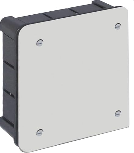 Einbaukasten mit Deckel C/Schrauben 100 x 100 mm S von Brightium