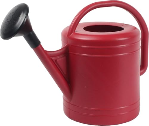 Gießkanne - 6 Liter Gießkanne aus Holz, ideal für die Bewässerung von Pflanzen und Gärten, ergonomisches Design für einfache Handhabung. von Brightium