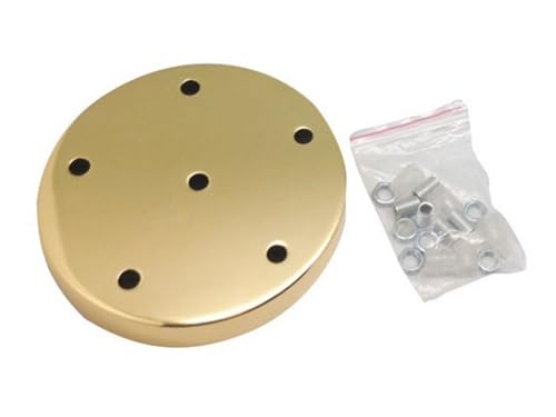 Goldene Blume mit 6 Löchern. Ideal zum Dekorieren und verleiht jedem Raum einen eleganten Touch. Perfekt für Lampen oder dekorative Details. von Brightium