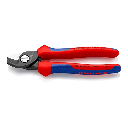Kabelschere 230 x 85 x 26 mm, präziser Schnitt, ergonomisches Design, ideal zum Abisolieren und Schneiden von elektrischen Kabeln. von Brightium