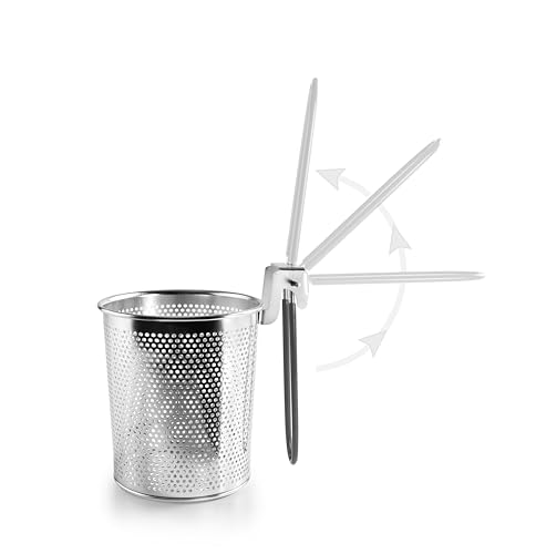 Kochtopf – Nudel- oder Spargel-Küchenhelfer aus Edelstahl, mit Deckel und Griffen, einfach zu bedienen. von Brightium