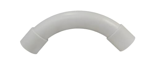 Kurzes starres gebogenes Rohr M-16 Grau IP40 TUPERSA von Brightium