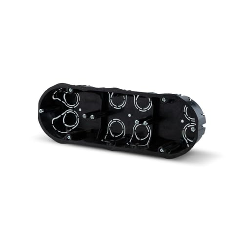 Mechanismusgehäuse für Gipskarton, Maße 217 x 75 x 45 mm, dreifaches Design. Ideal für elektrische Installationen, bietet Sicherheit und Funktionalität im Haus oder Geschäft. Mechanismusgehäuse für Gipskarton, Maße 217 x 75 x 45 mm, dreifaches Design. Ideal für elektrische Installationen, bietet Sicherheit und Funktionalität im Haus oder Geschäft. von Brightium