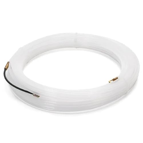 Nylon-Kabelspanner Ø 4 mm Länge 25 m weiß ideal für robuste Befestigungen und Befestigungen. von Brightium