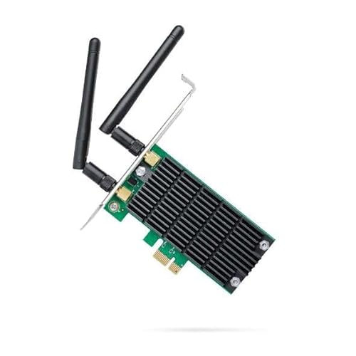 Pci Express Adapter – WiFi Dual Band AC1200, Beamforming, 2 Externe Antennen, ideal für die Verbesserung der Verbindung und Geschwindigkeit auf Desktop-Computern. von Brightium