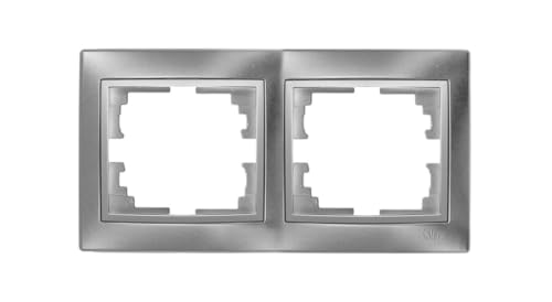 Rahmen mit 2 Elementen, Silber, Serie EUROPA Rahmen mit 2 Elementen, Silber, Serie EUROPA von Brightium