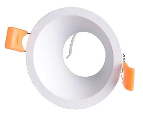 Weißer runder Einbauring, modernes und elegantes Design, ideal für Innenbeleuchtung und moderne Räume. von Brightium