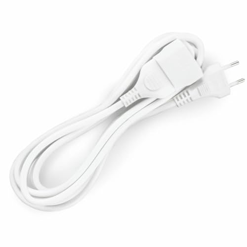 Schlauch 2 x 1 mm, 4 m, weiß: ideal für verschiedene Anwendungen, flexibel und robust. Perfekt für Haus oder Garten. Hohe Qualität und Langlebigkeit. von Brightium