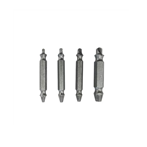 Schraubenabzieher 4-teilig, ideal zum Entfernen beschädigter Schrauben und einfache Reparaturen. von Brightium