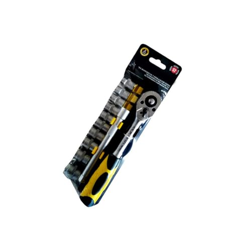 Set mit 12 Schlüsseln und Zubehör 1/2 Zoll, ideal für Mechanik und Heimwerker, bietet Vielseitigkeit und Festigkeit. Set mit 12 Schlüsseln und Zubehör 1/2 Zoll, ideal für Mechanik und Heimwerker, bietet Vielseitigkeit und Festigkeit. von Brightium