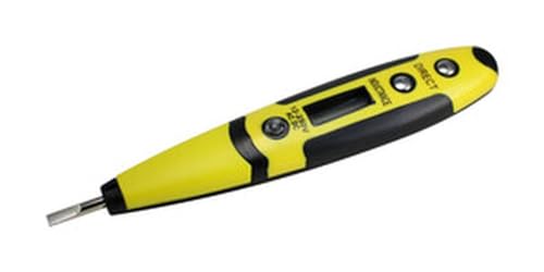 Spannungsprüfer, Spannungsprüfer mit LCD-Display, einfache Bedienung und hohe Messgenauigkeit, ideal für Elektriker Spannungsprüfer, Spannungsprüfer mit LCD-Display, einfache Bedienung und hohe Messgenauigkeit, ideal für Elektriker von Brightium