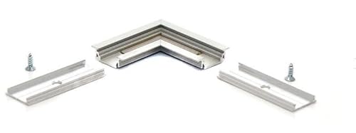 Stecker - GROOVE10 90-Grad-Stecker, hergestellt aus eloxiertem Aluminium, inklusive Kunststoffbeutel, ideal für sichere elektrische Verbindungen. von Brightium