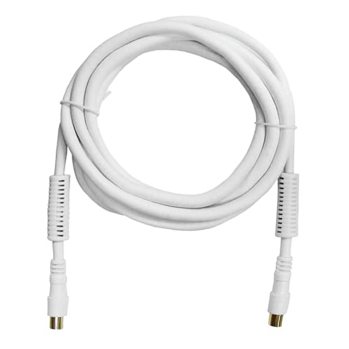 TV-Verlängerung 1,5 m, weiß, perfekt für den Genuss Ihrer Lieblingssendungen. Das moderne Design fügt sich in jeden Raum ein und bietet Stil und Qualität in Ihre Unterhaltung. von Brightium