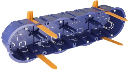 Universeller Hohlwandkasten, 4 Elemente, Estrich, ideal für Elektroinstallationen und Anschluss von Baudiensten. von Brightium