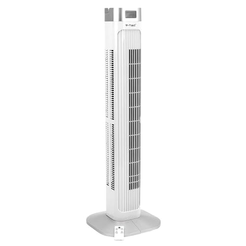 Ventilator, LED-Turmventilator, 55 W, mit Temperaturanzeige und Fernbedienung, 91,4 cm hoch und modernes Design Ventilator, LED-Turmventilator, 55 W, mit Temperaturanzeige und Fernbedienung, 91,4 cm hoch und modernes Design von Brightium
