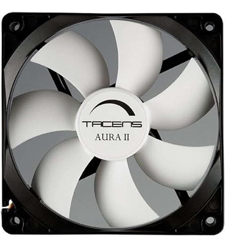 Ventilator 120 mm, schwarzes Gehäuse mit weißen Flügeln, maximale Geschwindigkeit von 1200 U/min, ideal zur Verbesserung der Belüftung elektronischer Systeme. Ventilator 120 mm, schwarzes Gehäuse mit weißen Flügeln, maximale Geschwindigkeit von 1200 U/min, ideal zur Verbesserung der Belüftung elektronischer Systeme. von Brightium