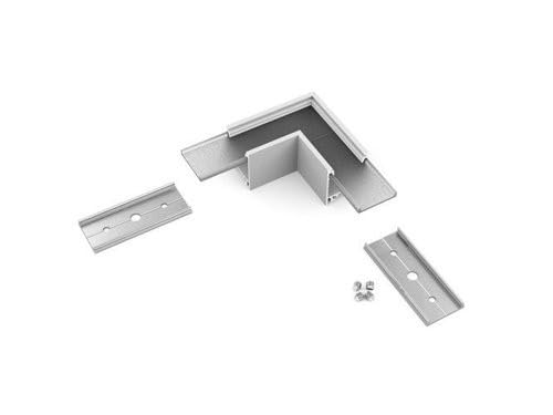 Verbinder - 90-Grad-Anschluss, hergestellt aus eloxiertem Aluminium, ideal für Verbindungen in engen Räumen und Korrosionsbeständigkeit. von Brightium